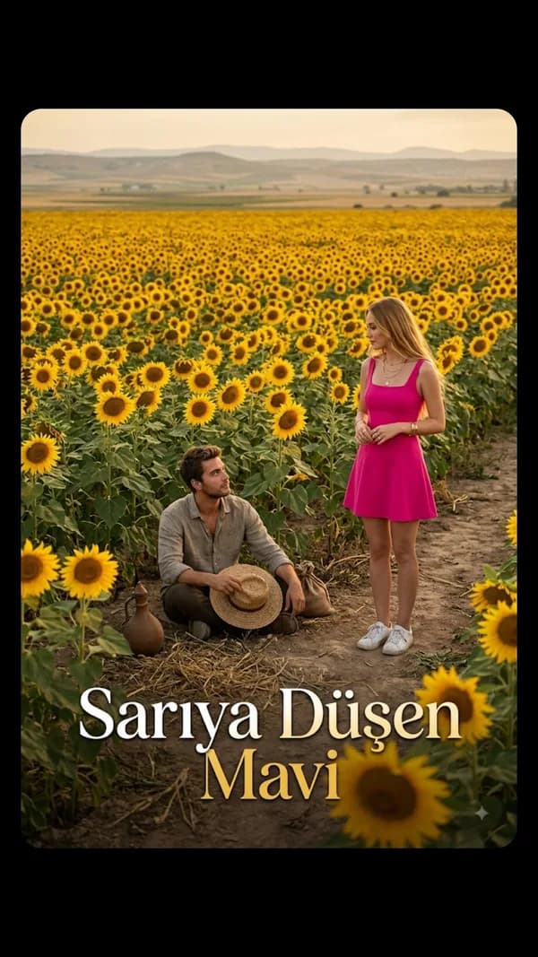 SARIYA DÜŞEN MAVİ