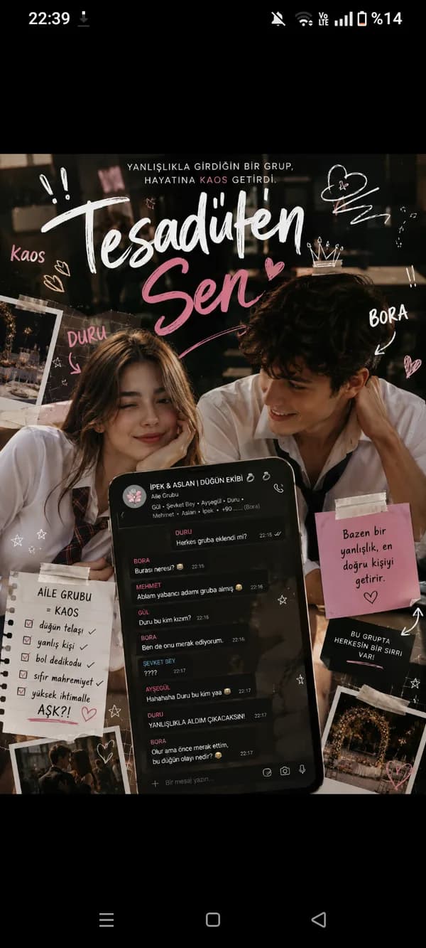 Tesadüfen Sen (texting)