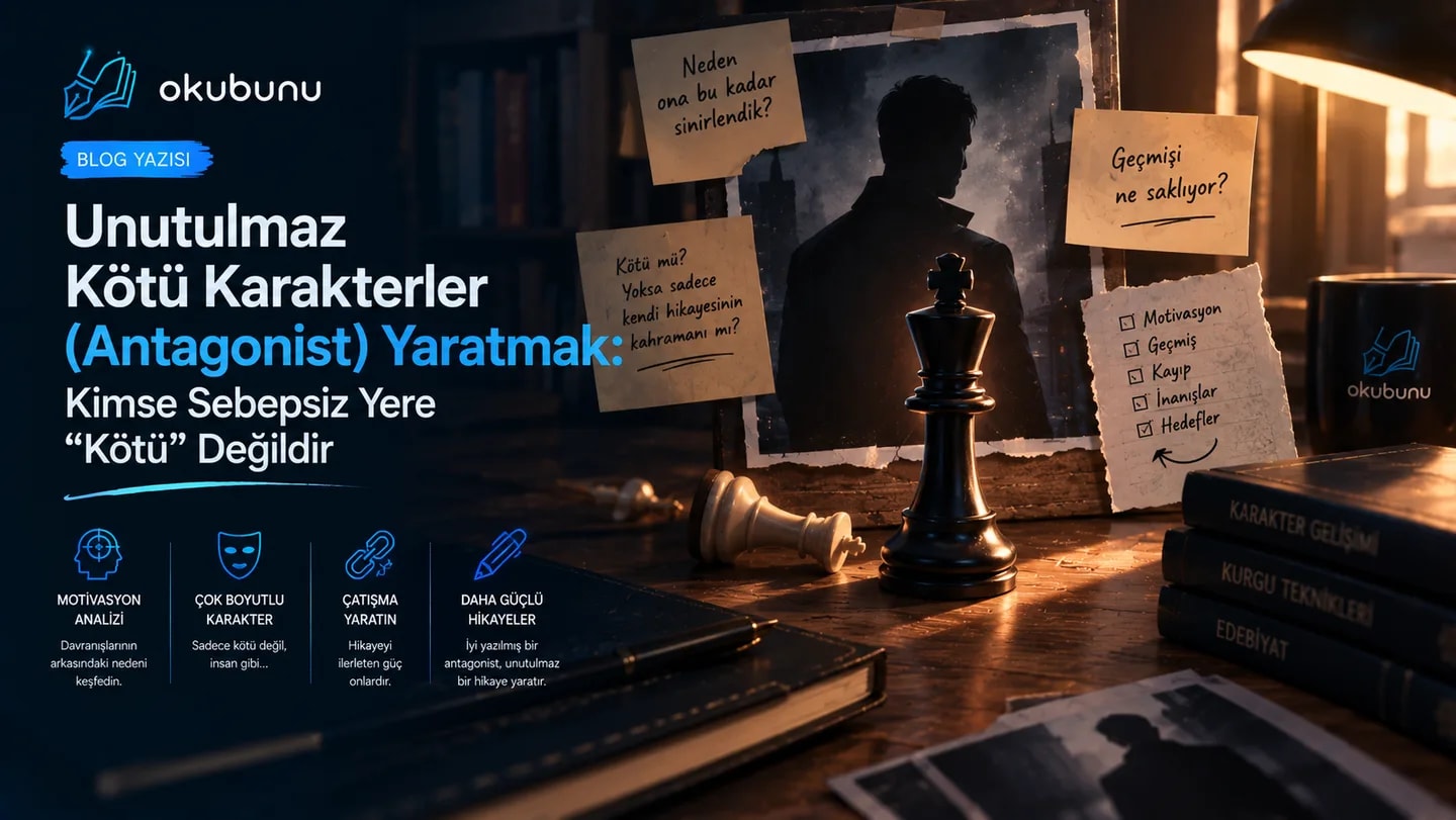 Unutulmaz Kötü Karakterler (Antagonist) Yaratmak: Kimse Sebepsiz Yere "Kötü" Değildir