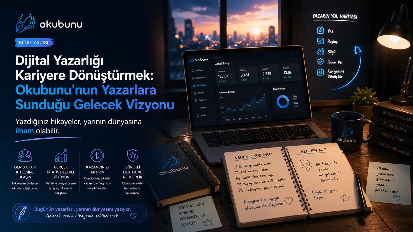 Dijital Yazarlığı Kariyere Dönüştürmek: Okubunu'nun Yazarlara Sunduğu Gelecek Vizyonu